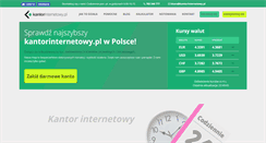 Desktop Screenshot of kantorinternetowy.pl