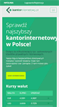Mobile Screenshot of kantorinternetowy.pl